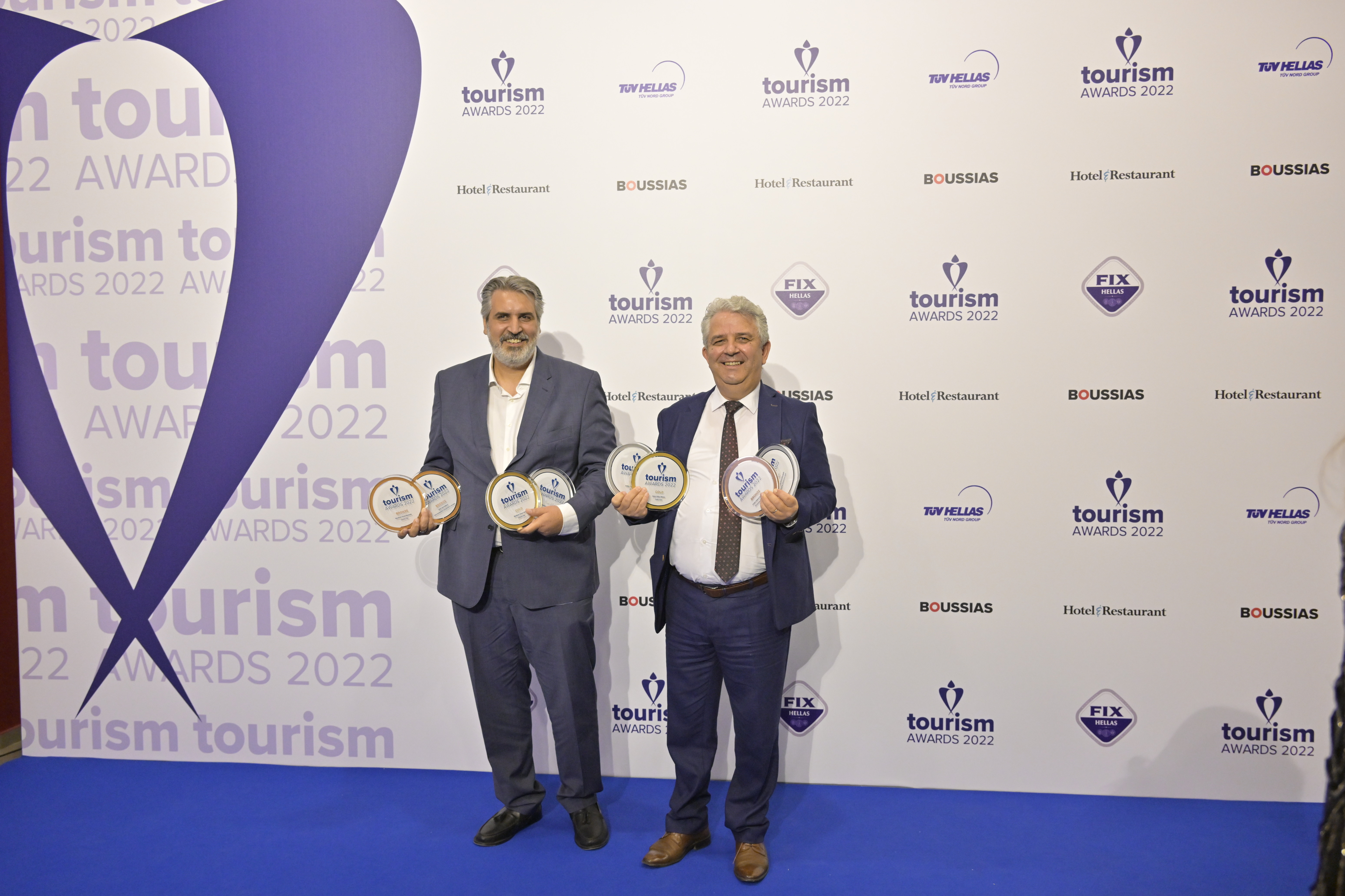 Zeus International were awarded a total of 2 gold, 3 silver and 3 bronze awards at the Tourism Awards 2022